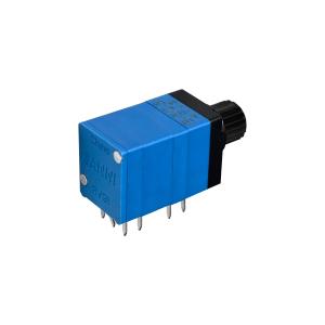 Quality Manufacturer RV97 horizontal quad gang unequal foot distance 2.5*5.0mm sealed plastic shaft volume control rotary potentiometer wholesale