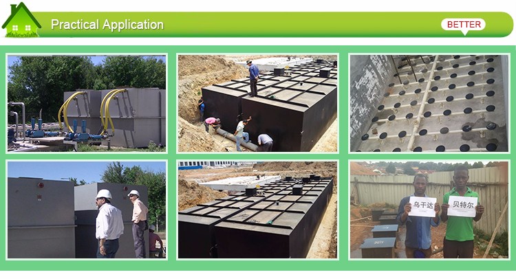 Buried Complete Sets Of Wastewater Treatment Easy Operation Productivity 2000L/Hour