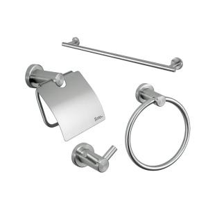Quality 4 Piece Stainless Steel Bathroom Hardware Sets Luxury Rust - Proof wholesale