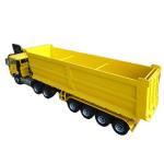 4 Axle Tipper Semi Trailer 40CBM 80T Heavy Duty Dump Semi Trailer
