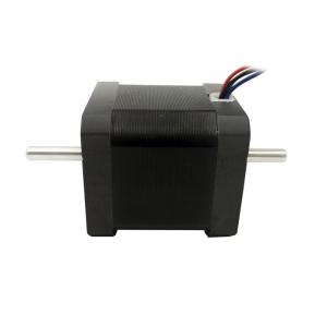Quality Dual shaft 2phase 4-lead NEMA17 Stepper Motor 0.6N.m(86oz-in) 47mm motor length 1.5A wholesale