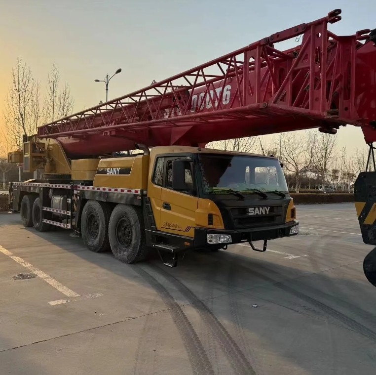2021 Sany 80Ton STC800C7 Truck Crane 7-Section Arm Construction Lifting Equipment with Core Engine Used
