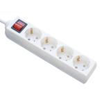 Residential / General-Purpose European Power Extension Board with Surge