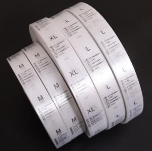 Quality Washable Clothing Care Label Customized Cotton Satin Nylon Taffeta Material wholesale