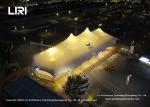 Multi Peaky Tourist Hotel Tensile Membrane Structure Tents For Events