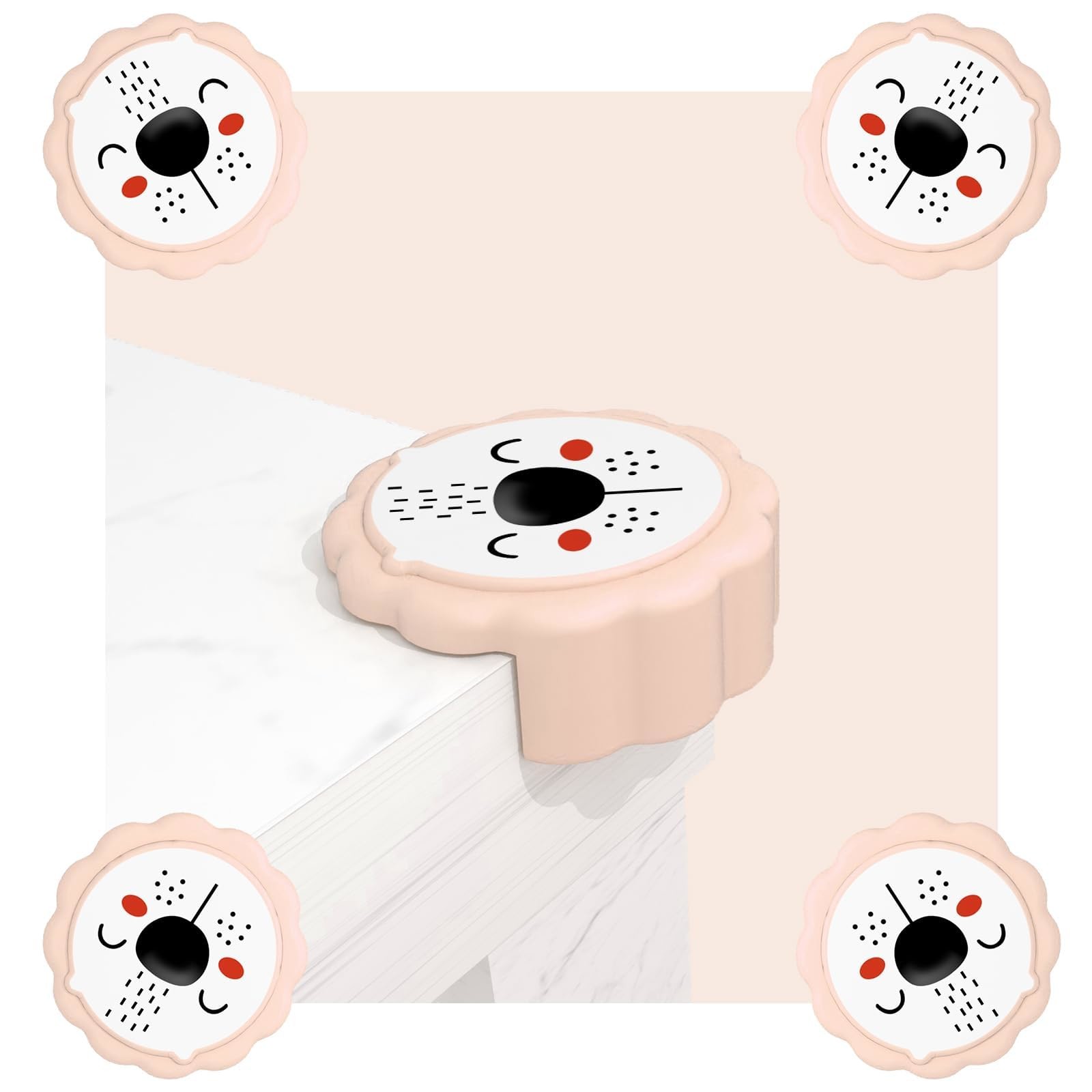 Kids Food Grade Silicone Corner Protectors Furniture Corner Guard Edge Safety Bumpers Adhesive