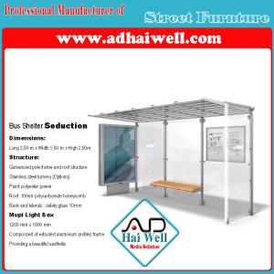 Quality Outdoor Furniture Bus Shelter wholesale