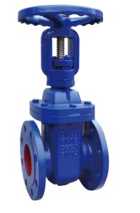 Quality BS5163 Blue Rising Stem Gate Valve Simple Structure Good Interchangeability wholesale