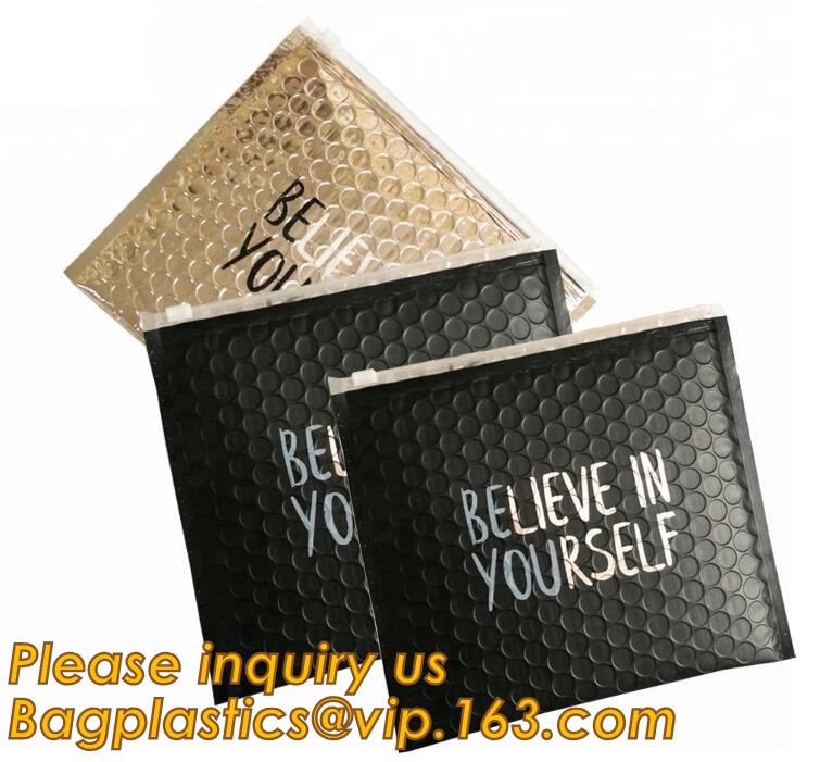 Cosmetic Pink Slider Padded Bag/Silver k Bag With Bubble,Padded Envelopes Cheap Aluminium Foil k Holographic