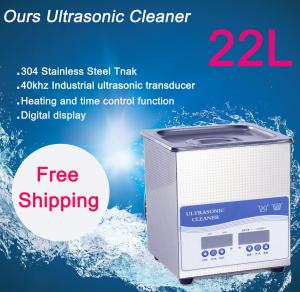 Quality 100W Electric Desktop Ultrasonic Jewellery Cleaner , 40KHZ Heated Ultrasonic Parts Cleaner 2L wholesale