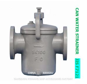 Quality IMPA 872007 CAN WATER FILTERS-MARINE CAN WATER STRAINER 5K-100A S-TYPE JIS F7121 BODY-CAST IRON FILTER-STAINLESS STEEL wholesale