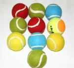 colored dog tennis ball 2.5''