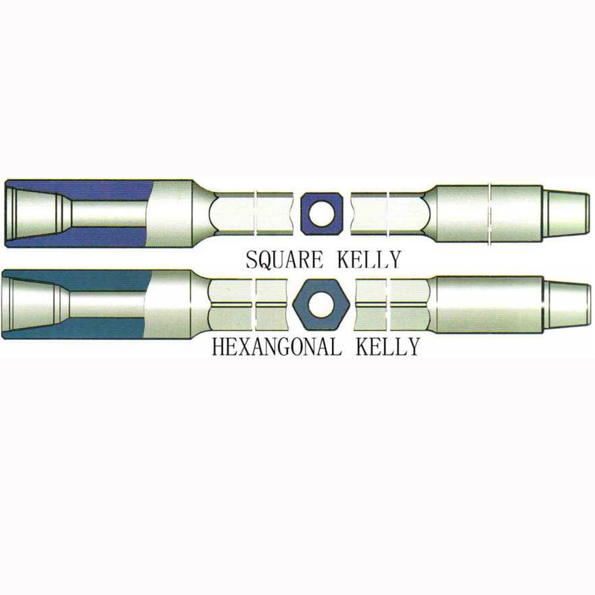6 Inch Premium Oilfield Tools Rotary Kelly API 7-1 Standard