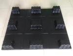 Black Nestable EPS Pallet Safety Hygienic Heavy Duty Pallet 9 Feet