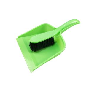Quality Polypropylene Desktop Mini Dustpan And Brush Set Red Yellow Green wholesale