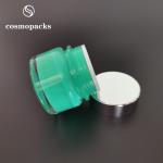 Light Green Round Facial Mask Cosmetic Cream Jars 30g Good Sealing
