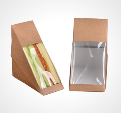 custom kraft sandwich boxes corrugated cardboard box