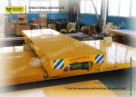Handling system for Manufacturing Industry Rail Transfer Cart , yellow
