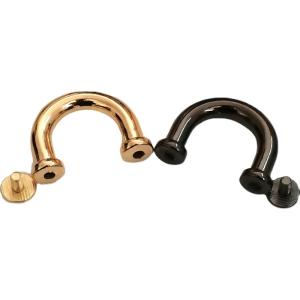 Quality Eco D Rings Screw In Shackle Belt Buckle Garments Leather Craft OEM wholesale