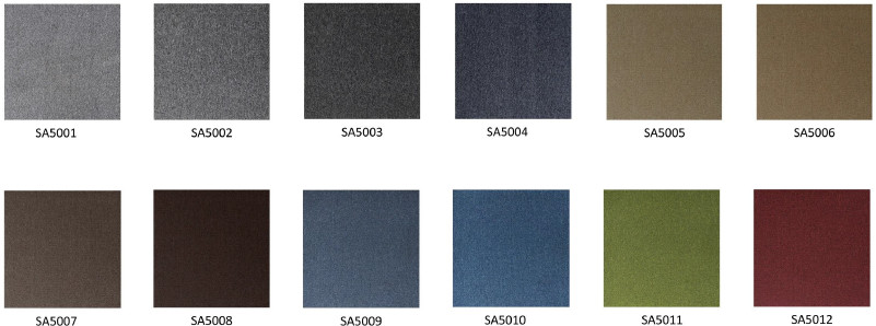 5mm Modular Carpet Tile Custom Design 20" X 20" Indoor Use Only