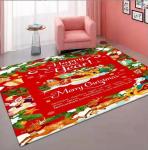 Cartoon Merry Christmas Patterns Living Room Floor Carpets