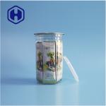 Spice Snacks Effortless Opening 307# PET Cylindrical Cans For Convenient Food