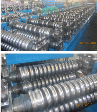 2 - 4mm Thickness silo Culvert Sheet Metal Roll Forming Machine Track Cutting