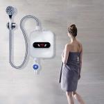 3500W 220V Mini Electric Tankless Instant Hot Water Heater With Shower Head