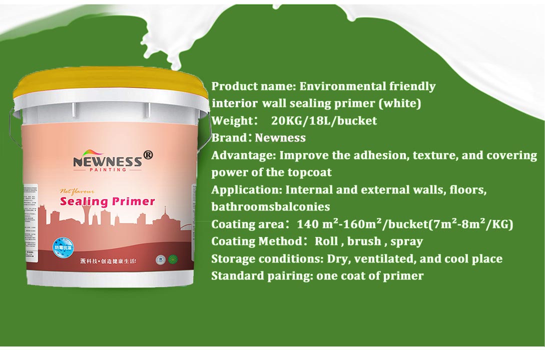 Exterior Sealing Primer Multi-Purpose Wall Paint Primer for Interior Wall Latex Paint
