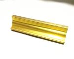Golden 8feet Length Brass Extrusion Profiles SGS Certification