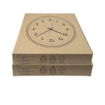 Degradable Clock design Kraft Corrugated Mailers Packaging Box