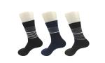 Black OEM Service Cotton Dress Socks With Fiber / Cashmere / Organic Cotton