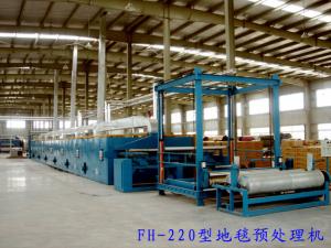Quality Steam Heat Carpet Pre Coating Machine Oven Temperature 120 - 180℃ wholesale