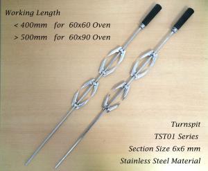 Quality Freestanding Oven Fork Spits TST01-1 Square Section Bar Style With Food Grade Material wholesale