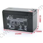 LEOCH DJM12-9.0 Rechargeable Sealed Lead Acid 12v 8ah VRLA Battery SLA 12V 9Ah