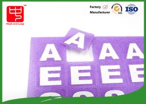 Quality Reusable Die Cut Alphabet Letters , self adhesive dots With Printing Words wholesale