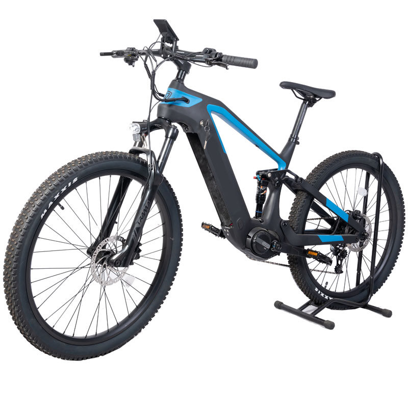 Electric Bike 29 Inch 11 Speed Carbon Fiber Frame Mountain Bicycle with 48V Voltage