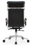 Office Leather Office High Back Chair Executive Wooden Frame Office Chair