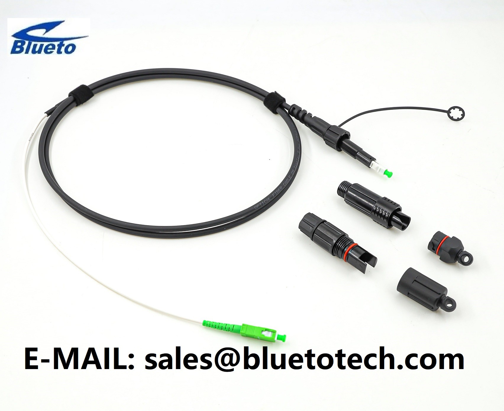CNLINKO YM24 LC Connector 5G Base Station BBU RRU CPRI Optical Fiber Cable IP67 Waterproof