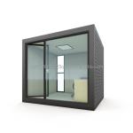 Galvanized Steel Square Tubes 10ft Modern Wooden Steel Structure Office for
