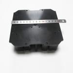 Black Anodizing Cold Forging Heat Sink For LED Lighting Width 150mm