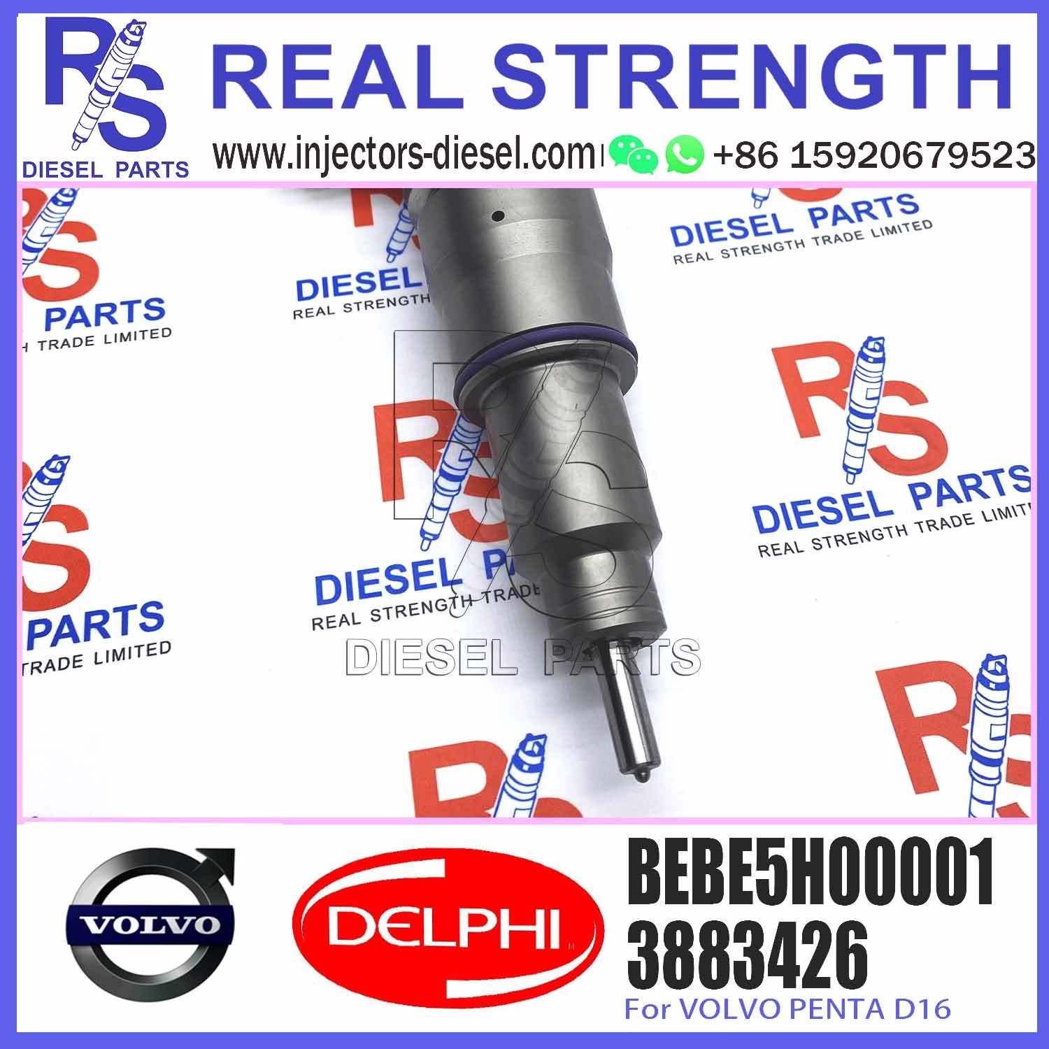 High Quality Diesel Fuel Injector 3883426 3801144 03883426 BEBE5H00001 For V-O-L-V PENTA D16