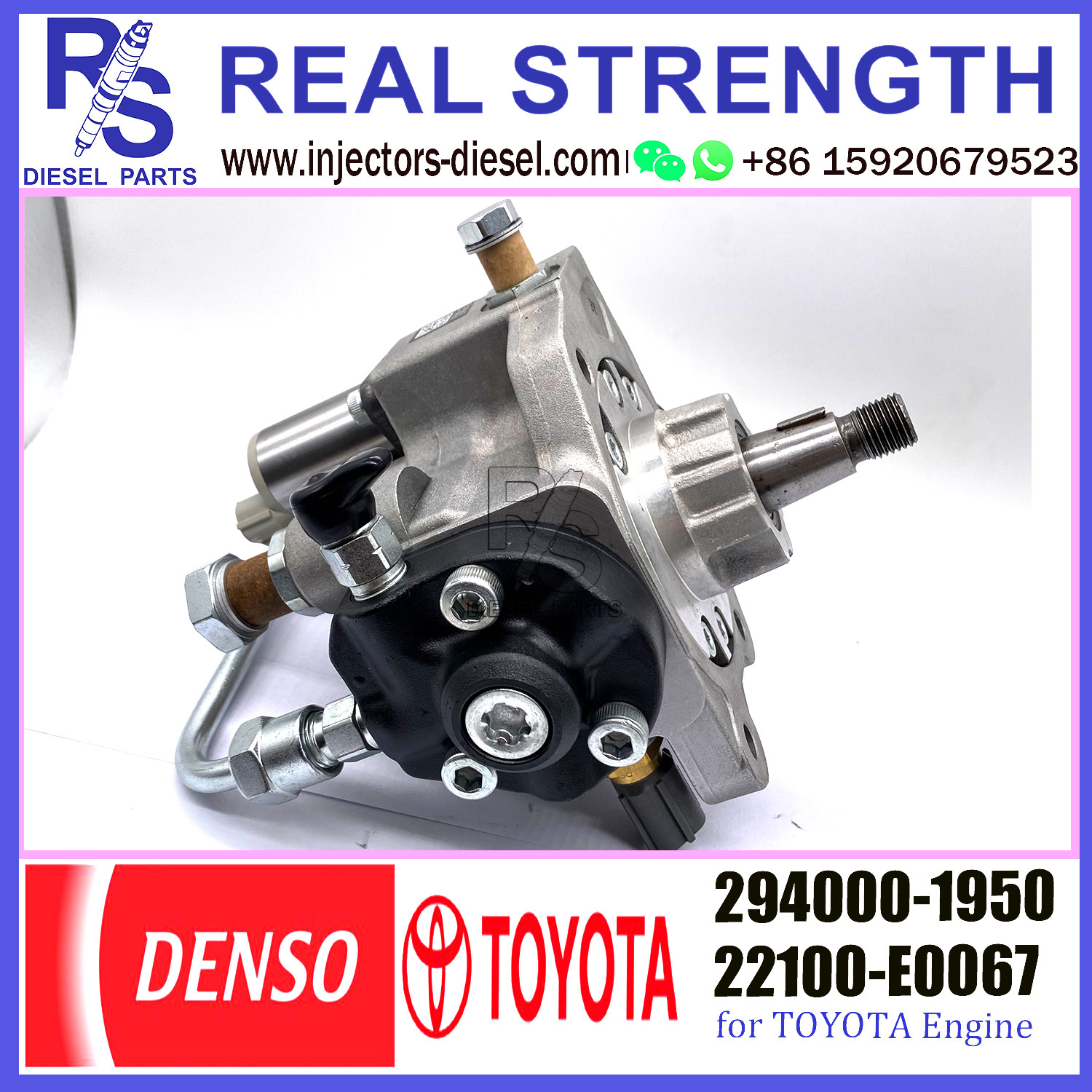294000-1950 DENSO COMMON RAIL FUEL PUMP 294000-1950 22100-E0067 for HINO 300 SERIES NO4G/Toyota