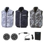 USB Charging Ac Vest 10050mAh Waistcoat Cooling Jacket For Summer