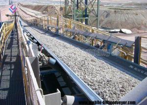 Quality High Incline Truck Loading Unloading Conveyor , Mining Metallurgy Coal Industry Truck Loading Belt wholesale