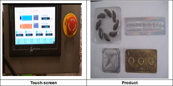 Thermoforming Pill Automatic Blister Packing Machine High Output