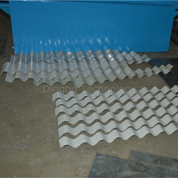 0.3-0.8mm Galvanized Steel Corrugated Sheet Roll Forming Machine