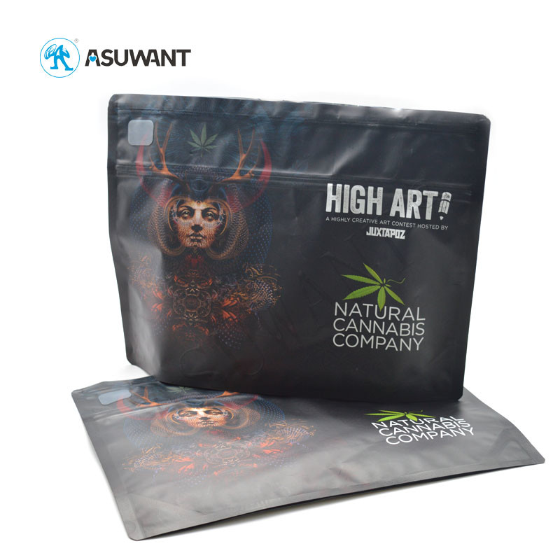 Biodegradable Child Proof Zipper Bags Weed Aluminum Foil Bag Runts Exit Bags