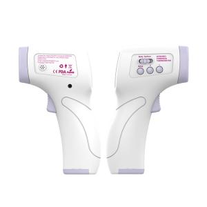 Quality White Contactless Infrared Thermometer Battery Power Esay Use wholesale