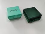 Flexo Cosmetic Paper Printed Packaging Box Embossing Bright Green